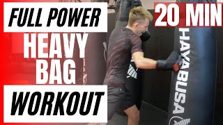 Full POWER Bag Work  Follow Along Session [upl. by Alida]