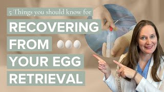 5 Top Tips for Recovering on the Day of Your Egg Retrieval from Dr Lora Shahine [upl. by Orran157]