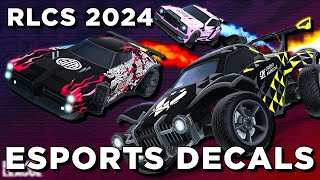 NEW RLCS 2024 Esports Decals New way to prevent smurfs [upl. by Gnilrad]