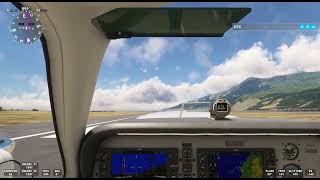 Beech Baron 58 landing at Caracas VE  leg 6 [upl. by Akinet]