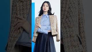 고급스러우면서 우아한 트위드자켓 가을 코디 Tweed Jacket Outfit Inspo 옷잘입는법 tweedjacket shorts fashionfilm 중년패션코디 [upl. by Malone]