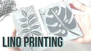 Lino Printing  Tutorial [upl. by Noned]