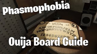 Ouija Board Guide For Phasmophobia 2024 [upl. by Eppilihp]