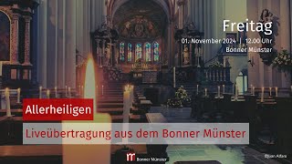 Festhochamt zu Allerheiligen  Heilige Messe am 01112024 [upl. by Adyht842]