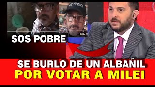 Albañil ANGUSTIADO responde a Brancatelli POR BURLARSE de el y de TODOS LOS POBRES q votaron a MILEI [upl. by Houser]