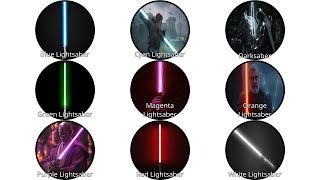 Every Lightsaber Color Explained In 4 Minutes [upl. by Akirehs905]