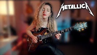 ENTER SANDMAN  Metallica  Guitar Cover by Sophie Burrell [upl. by Laurinda446]