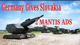 Germany Gives Slovakia Two MANTIS Air Defense Systems [upl. by Atirres815]