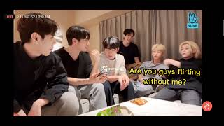 WEis Funny Vlive Moment 😆 •• Donghan and his teasing skills [upl. by Yer]