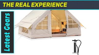 Inflatable Camping Tent with Pump – Best Luxury Glamping Tent [upl. by Anire]