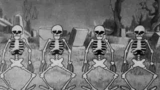 silly symphony  the skeleton dance 1929 disney short [upl. by Rehposirhc]