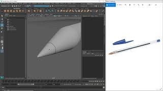 Autodesk Maya Bootcamp  Modeling a Pen [upl. by Zara]