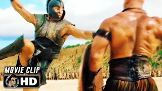 Achilles Vs Boagrius Fight Scene  TROY 2004 Brad Pitt Movie CLIP HD [upl. by Nimajnab]