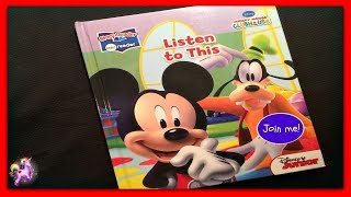 DISNEY MICKEY MOUSE quotLISTEN TO THISquot  Read Aloud  Storybook for kids children [upl. by Sevart113]