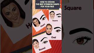 Easy trick to shape your eyebrowdifferent eyebrow shapes eyebrow shaping  how to shape eyebrows [upl. by Ellak]