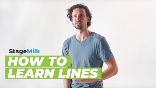 How to Learn Lines  An Actors Guide to Learning Lines [upl. by Wyly]