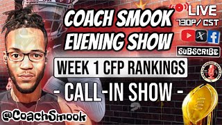 2024 CFP Rankings Week 1 The Road to the Playoffs W Coach Smook [upl. by Gregrory]