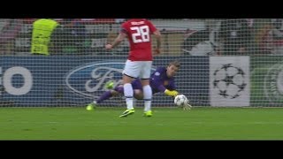 David De Gea Vs Bayer Leverkusen 1314 Away HD 720p [upl. by Ecirtemed]