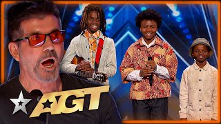 Sibling Band Receive a STANDING OVATION on Americas Got Talent [upl. by Steven]