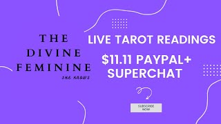 1111 SuperchatPayPal Live Tarot Session 💜 Check Description 💜 S432 [upl. by Eissac441]