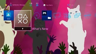 Cat Can Dance  PS4 Dynamic Theme [upl. by Rock284]