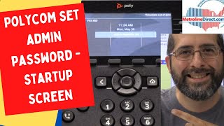 Poly Set Admin Password  Startup ScreenAsking for quotOld Passwordquot [upl. by Birgitta]