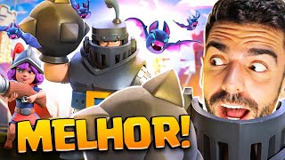 MELHOR DECK DE MEGA CAVALEIRO BAIT COM MOSQUETEIRA NO CLASH ROYALE [upl. by Leahcimal138]