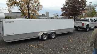 Elm City Trailer  LowTow Snowmobile Trailer [upl. by Shipman]