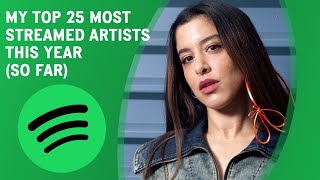 My Top 25 Most Streamed Artist This Year So Far [upl. by Rooney379]