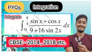 Q8  Integration of sin x  cos x upon 9  16 sin2x  Integration of Sinx  cosx 9  16sin2x [upl. by Barbabas]