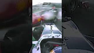 Barrichello crash Alonso Belgian GP 2010  formula1 belgiangp fernandoalonso [upl. by Rocky]