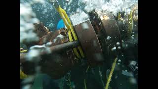 commercial diving training vid 3 [upl. by Euqinot344]