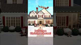 🎅🏻Building a CHRISTMAS House in Bloxburg bloxburg roblox shorts robloxbloxburg [upl. by Anilasor99]