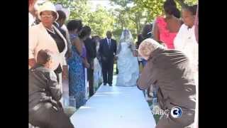 Top Billing  Vicus Visser  Rodriguez  Minister Mthethwas wedding [upl. by Elocen]