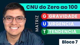 CNU BLOCO 7 17 Ferramentas de Gestão Matriz GUT [upl. by Norel]