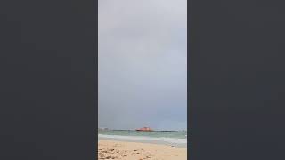 Today Tropical storm Rafael approaches Playacar beach Playa del Carmen Mexico Caribbean Sea life [upl. by Luiza]