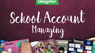 Glogster Tutorial Managing School Account [upl. by Adriell]