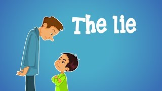 Islamic cartoon for kids in english  The lie  little muslim [upl. by Tyika783]