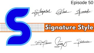 ✍️S Signatures  s signature style  signature ideas for letter s [upl. by Eel]