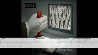 Muse  Psycho Guitar Backing Track with Voice  Tab [upl. by Nnayram590]