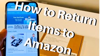 How to Return Items to Amazon Easy [upl. by Odnama260]