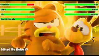 The Garfield Movie 2024 Trailer 2 with healthbars [upl. by Anceline]