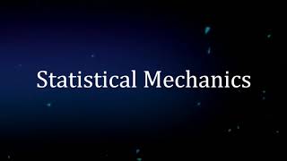 Statistical Mechanics  Virial Theorem [upl. by Raul926]