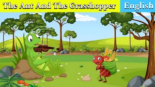 The Ant And The Grasshopper  English Story For Kids  Moral stories [upl. by Sadnak]