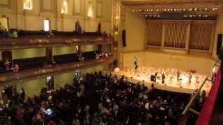 Boston Symphony Hall  View from 2nd Balcony Right Upper Level [upl. by Brana931]