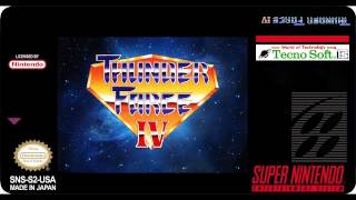 Thunder Force IV  Lightning Strikes Again Intro SNES Cover [upl. by Nnylimaj546]