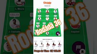 Time pra 36ª Rodada do Cartola FC 2024 futebol cartolafc [upl. by Johst]