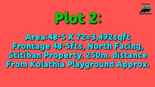 Gharabari Yellow Zone Plot 2200sqfts plot for sale near Kolathia Playground bhubaneswar Odisha [upl. by Annaiv]