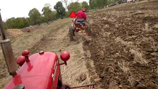 Plowing with Farmall Cubs [upl. by Lulita]