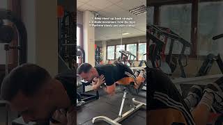 Hyperextension tutorial FDLC motivation coaching gym [upl. by Notgnilliw]